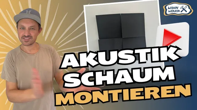 Vorschaubild: Akustikschaum montieren